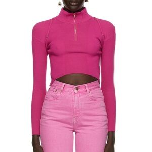 Jacquemus Fuchsia Turtleneck